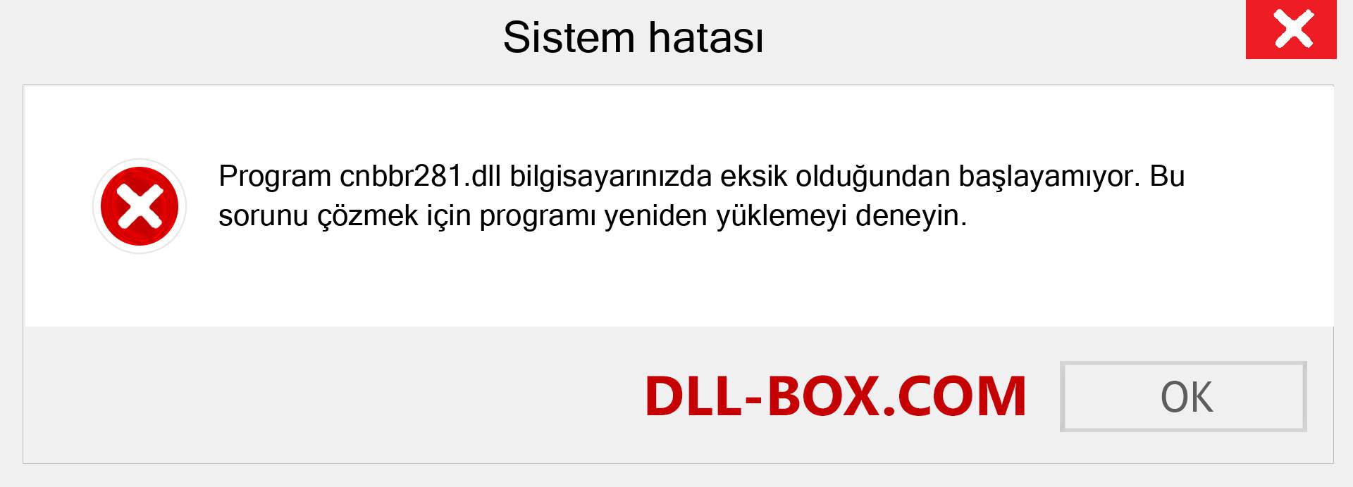 cnbbr281.dll dosyası eksik mi? Windows 7, 8, 10 için İndirin - Windows'ta cnbbr281 dll Eksik Hatasını Düzeltin, fotoğraflar, resimler